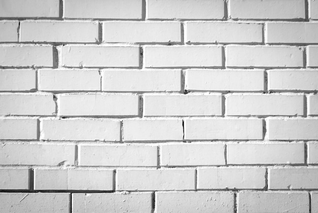 Mur de briques blanches pour la texture ou l'arrière-plan