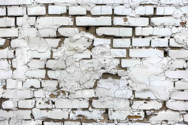 Mur en briques blanches pour la texture ou le mur en briques de fond