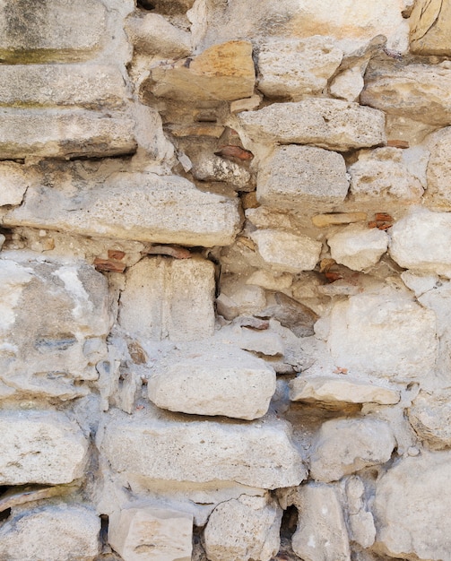 Mur de briques blanches