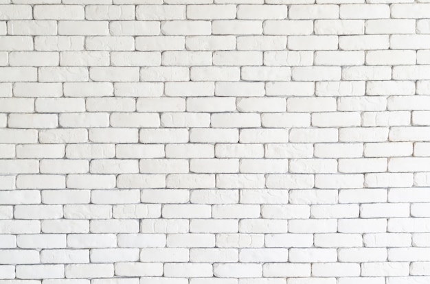 Mur de briques blanches