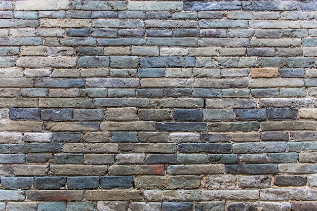 mur de briques bleu