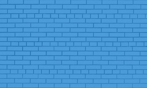 Un mur de briques bleues fait de briques.