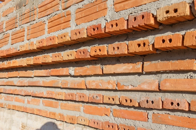 Mur de briques de bloc