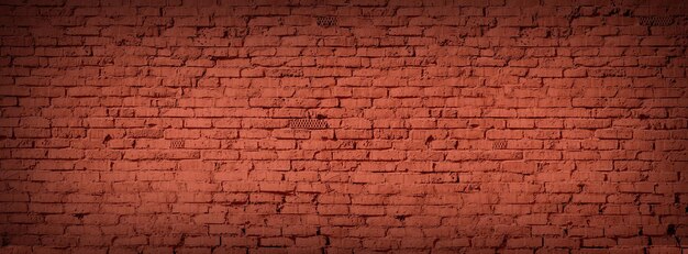 Mur en briques brunes rouges