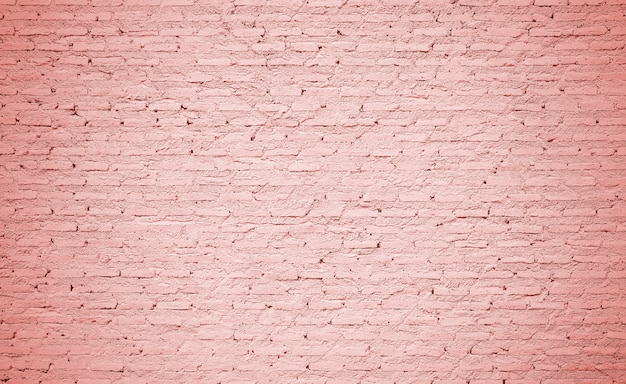 Mur de briques de couleur corail fond de texture