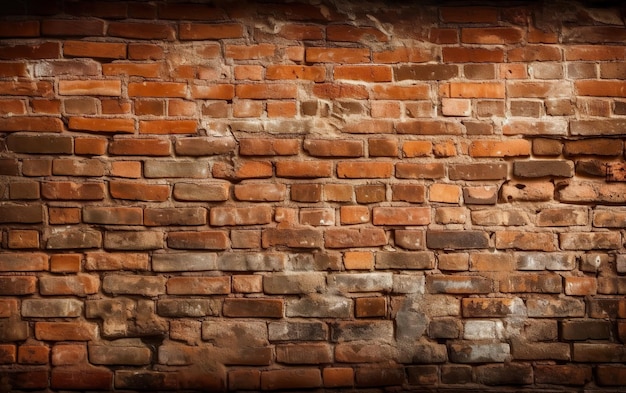 Un mur de briques avec un fond noir