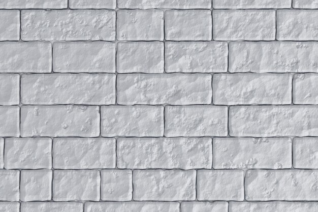 Un mur de briques grises. Illustration 3D