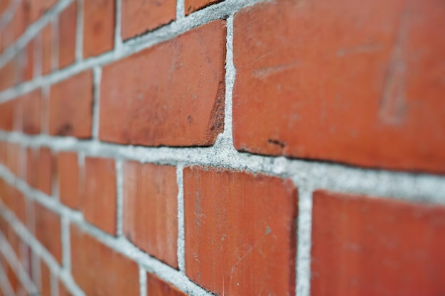 Mur de briques. Un gros plan d'un mur de briques.