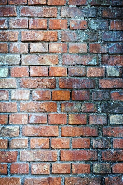 mur de briques marron et gris