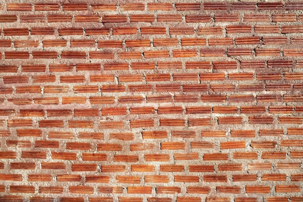 Mur de briques rouges pour le fond