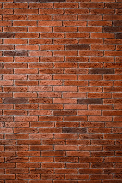 Mur de briques rouges