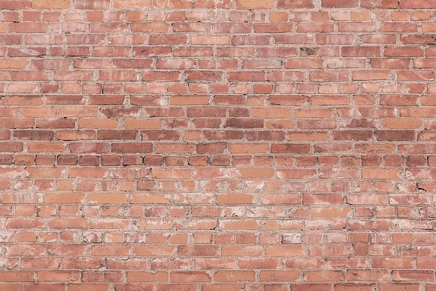 Mur de briques rouges