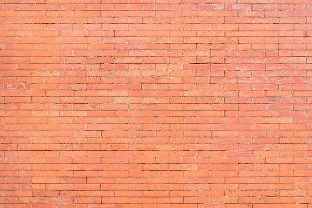 Mur de briques rouges