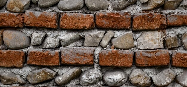 mur de briques texturées vintage