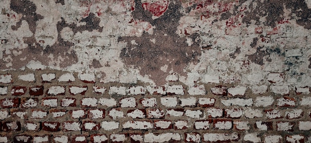 mur de briques texturées vintage