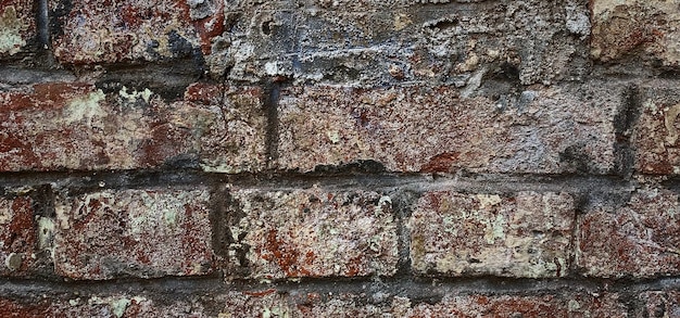 mur de briques texturées vintage