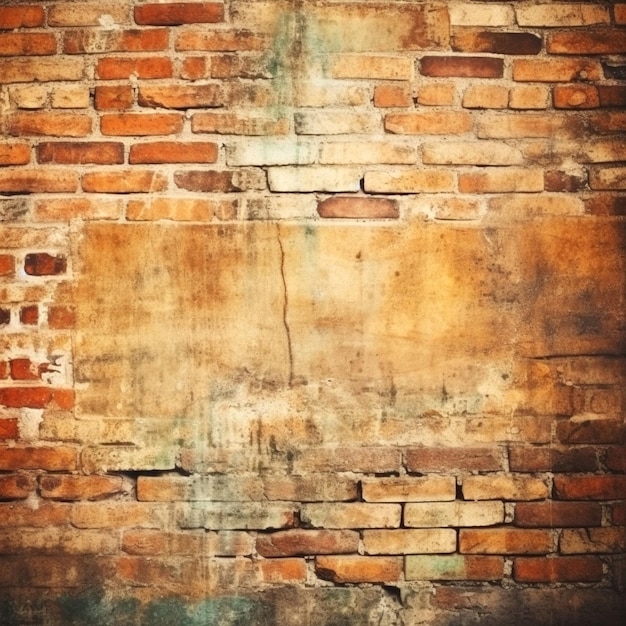 Photo un mur en briques