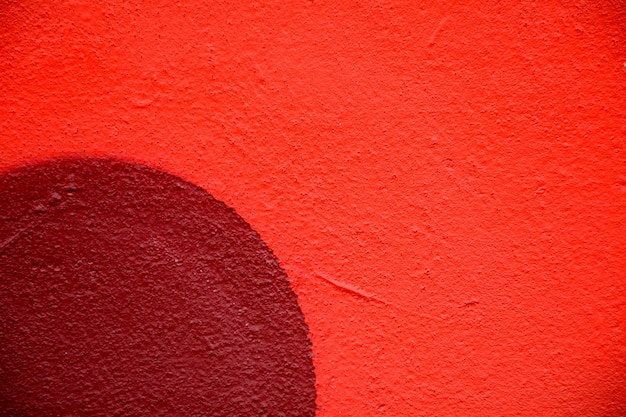 Mur de ciment rouge