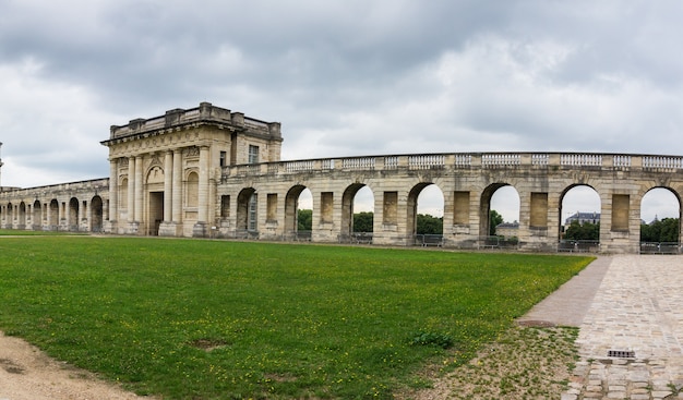 Mur du château de Vincennes, Paris. France. Château de Vincennes - forteresse royale 14ème - 17ème siècle