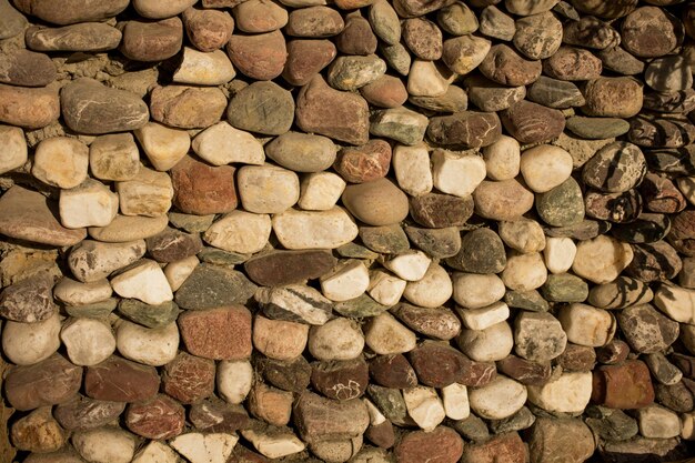 Mur fait du même type de pierres