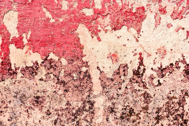 Mur de fond avec surface de texture rose peint mastic