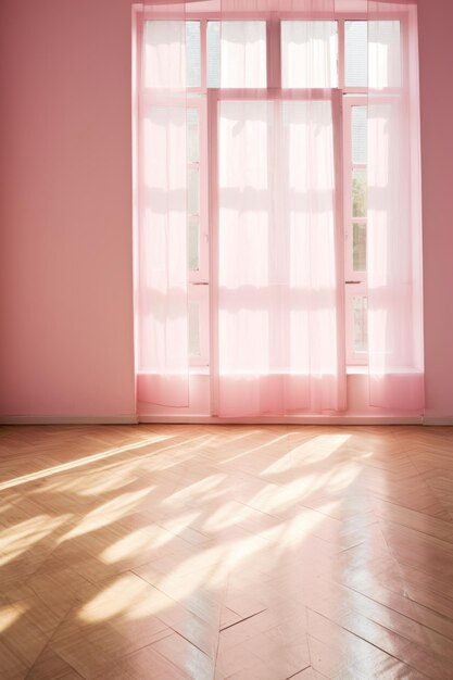 Photo le mur de fuchsia clair et le parquet de bois rayons du soleil et les ombres de la fenêtre ar 23 v 52 id d'emploi 35fa106a57a443fc86f0e5bb04e0f8cb