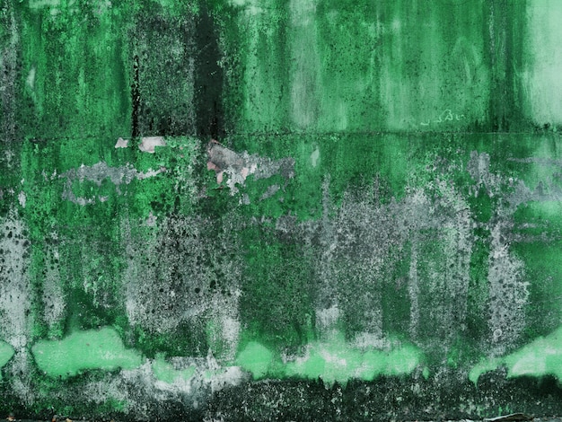 mur de grunge vert