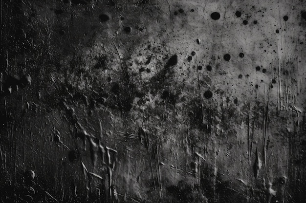 Mur grungy et texturé en noir et blanc Generative AI