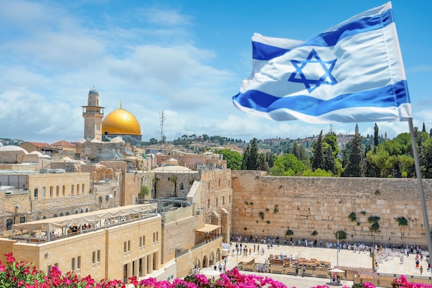 Mur des lamentations et Mont du Temple Jérusalem Israël