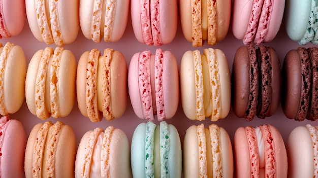 Un mur de macaroes