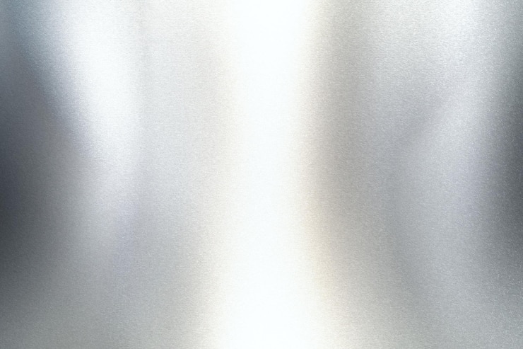 Photo mur métallique argenté avec surface rayée fond de texture abstraite
