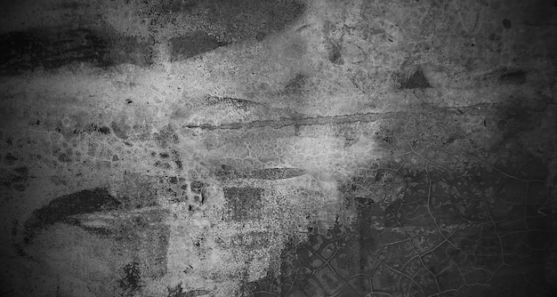 Mur noir effrayant pour le fond Concept de fond halloween mur sombre Texture béton d'horreur