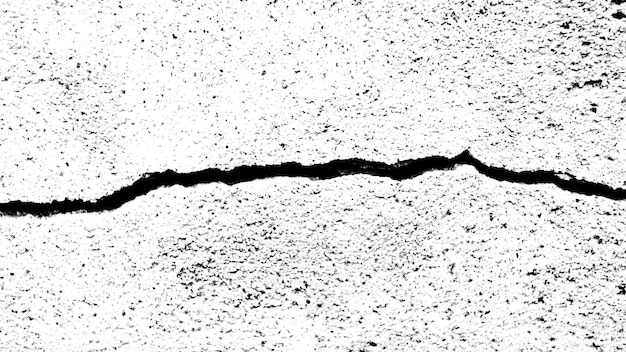 Mur de pierre avec une fissure. texture noir et blanc pour la conception