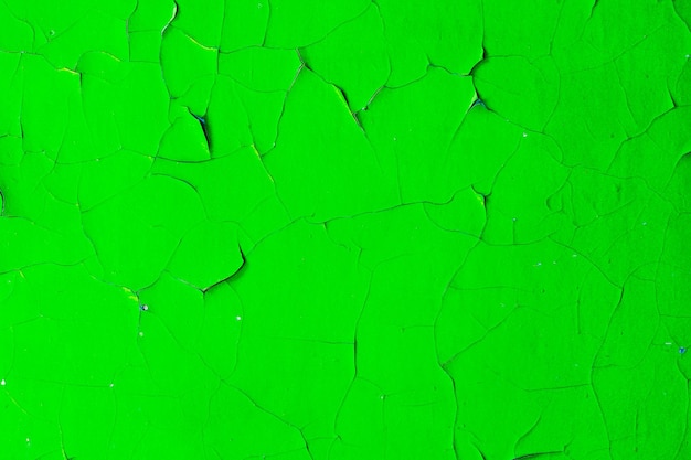 Mur De Pierre Avec Plâtre Fissuré Vert. Arrière-plan Pour La Conception. Texture Grunge. Photo De Haute Qualité