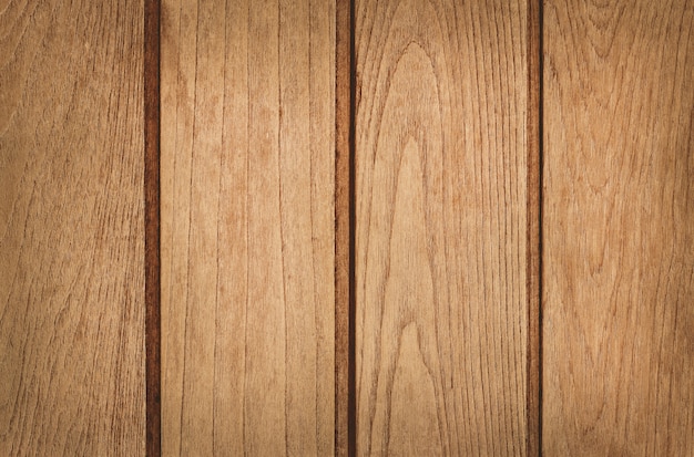 Mur de planche de bois brun foncé