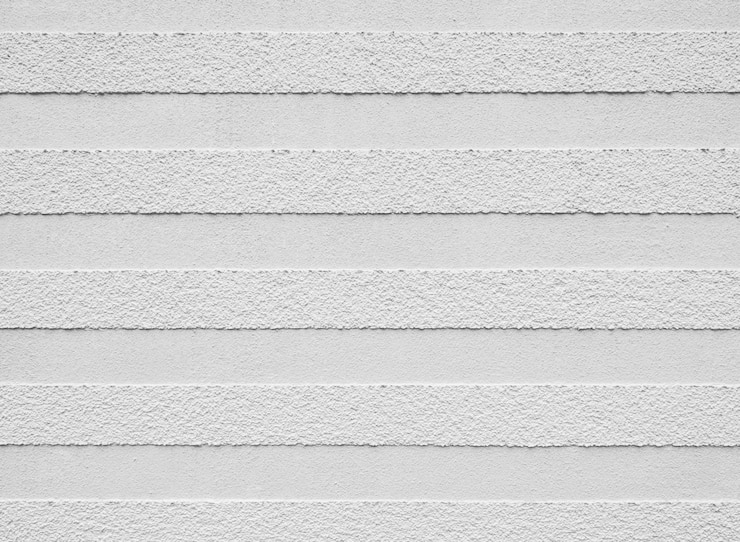 Photo mur de plâtre de stuc de fond de texture rayée de ciment blanc et de béton