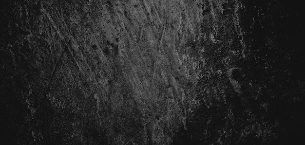 Mur plein de rayures Texture de ciment grungy pour le fond Mur sombre effrayant Mur noir