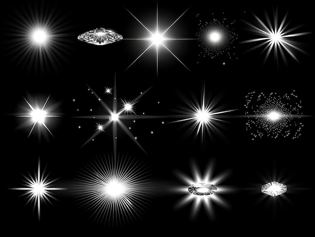 un mur rempli d'étoiles et d'une étoile