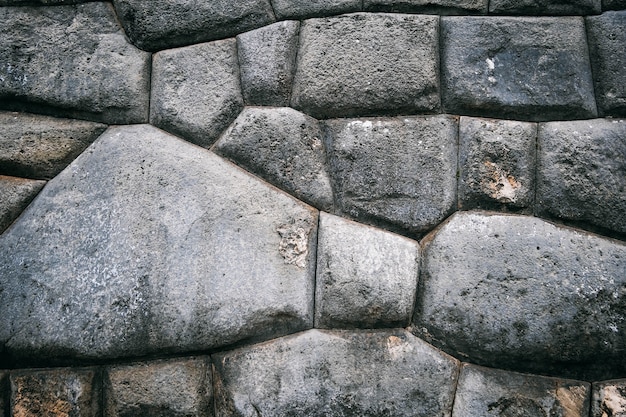 Mur de sacsayhuaman fort en pierre antique