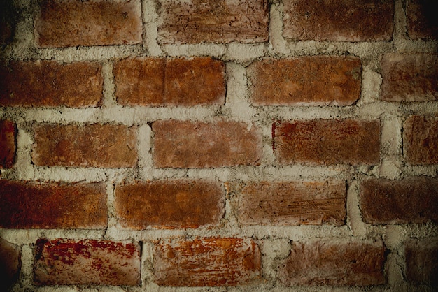 Mur de stuc en béton de ciment. Mur de briques