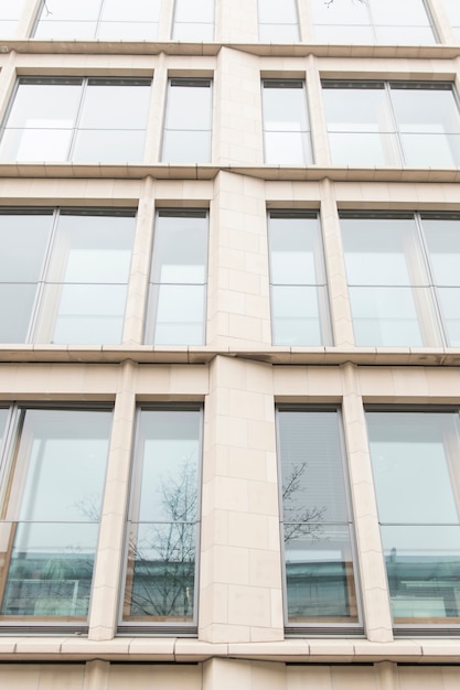 Mur de verre d&#39;immeuble de bureaux