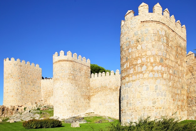 Mur de la ville d'Avila, Castille et Leon, Espagne