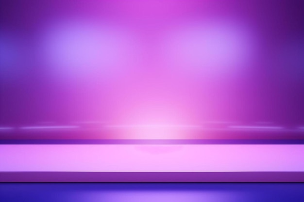 un mur violet avec un fond violet et une étagère violette avec un fond violet.