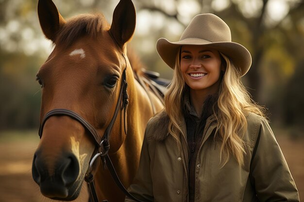 Le murmurateur de chevaux en action Construit la confiance