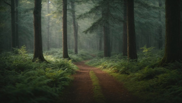 Photo les murmures de la forêt