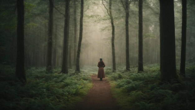 Photo les murmures de la forêt