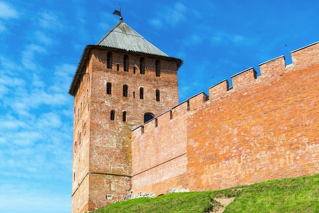 Les murs du Kremlin à Novgorod le Grand