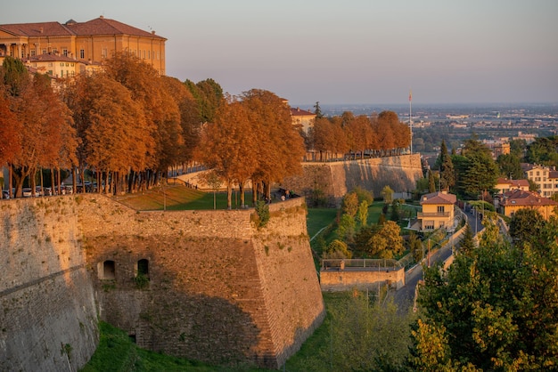 Murs vénitiens de la fortification du patrimoine de l'unesco
