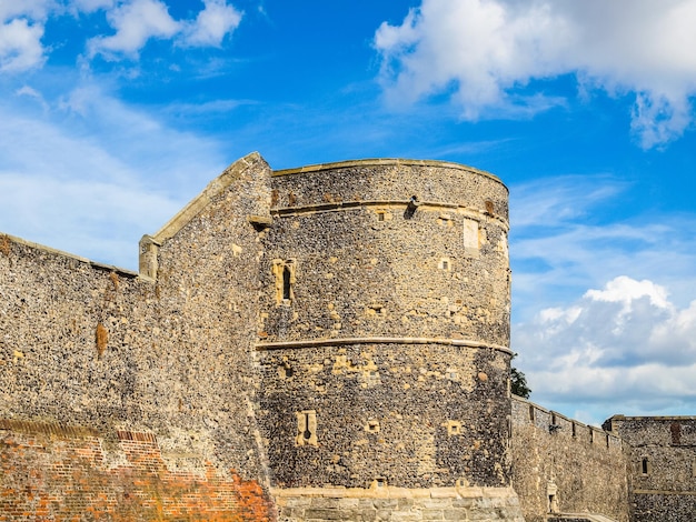 Murs de la ville de Canterbury HDR