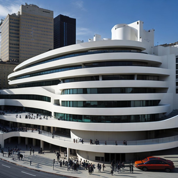 Photo le musée d'art moderne salomon guggenheim